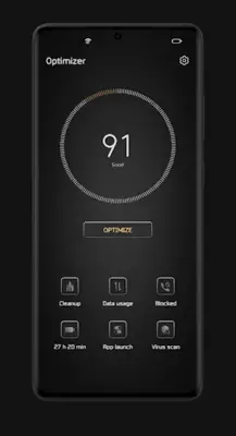 Royal Black EMUI 10/11 theme android App screenshot 1